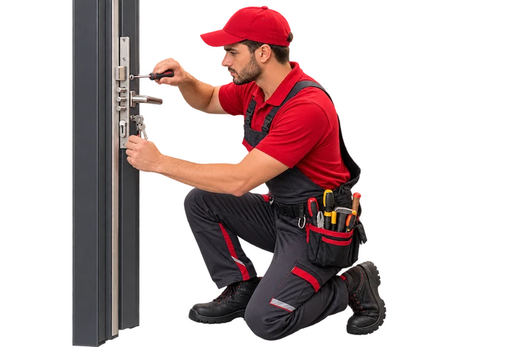 Cerrajero profesional de Reparaciones Urgentes 24 realizando una reparación